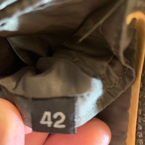 Vintage HAGGAR Pure Wool Gray Tweed Sport Coat Blazer Men’s Size 42 Two Button - Picture 9 of 9